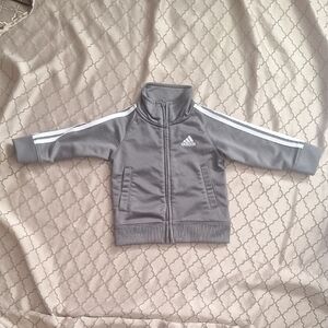 Adidas Gray Track Jacket,  size 12 months